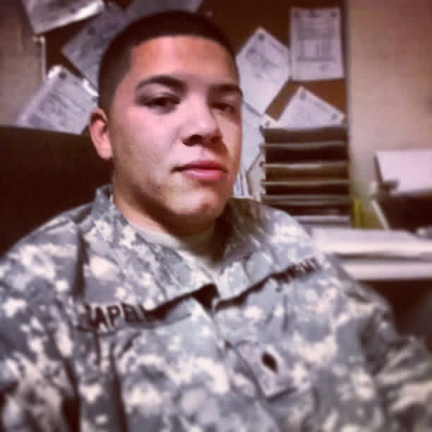 Jacob Capeles during his US Army service